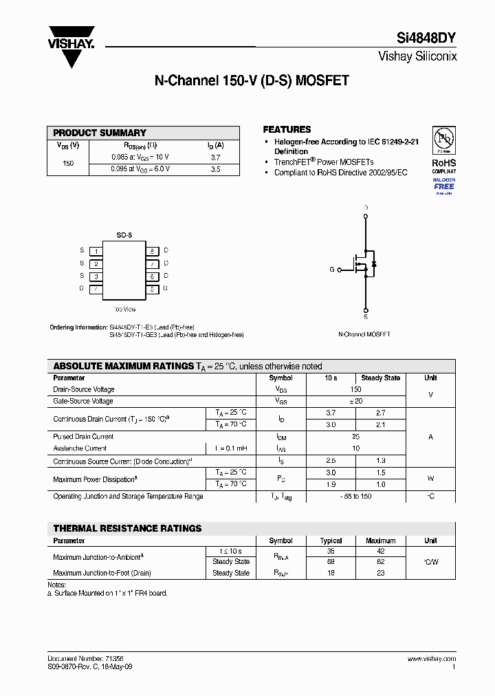 SI4848DY-T1-GE3_7319652.PDF Datasheet