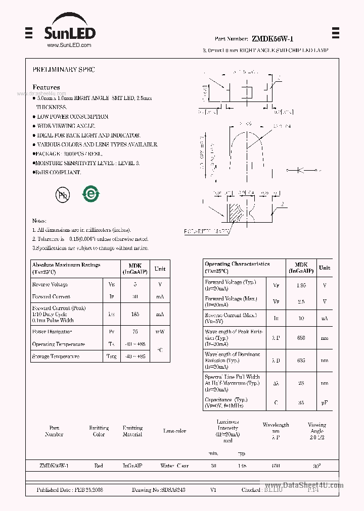 ZMDK56W-1_7319805.PDF Datasheet