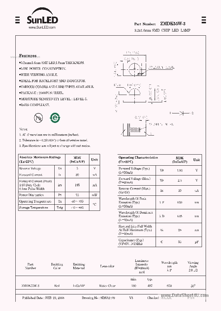 ZMDK55W-3_7319803.PDF Datasheet