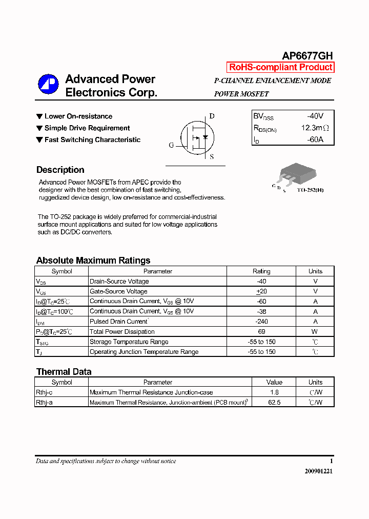 AP6677GH_7320755.PDF Datasheet