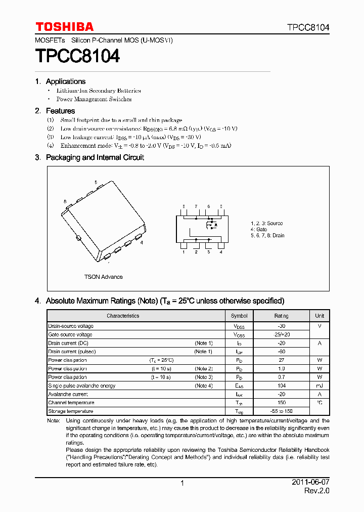 TPCC8104_7321210.PDF Datasheet