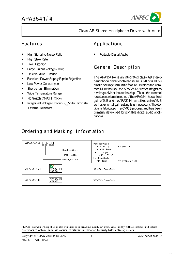 APA3541_7321408.PDF Datasheet