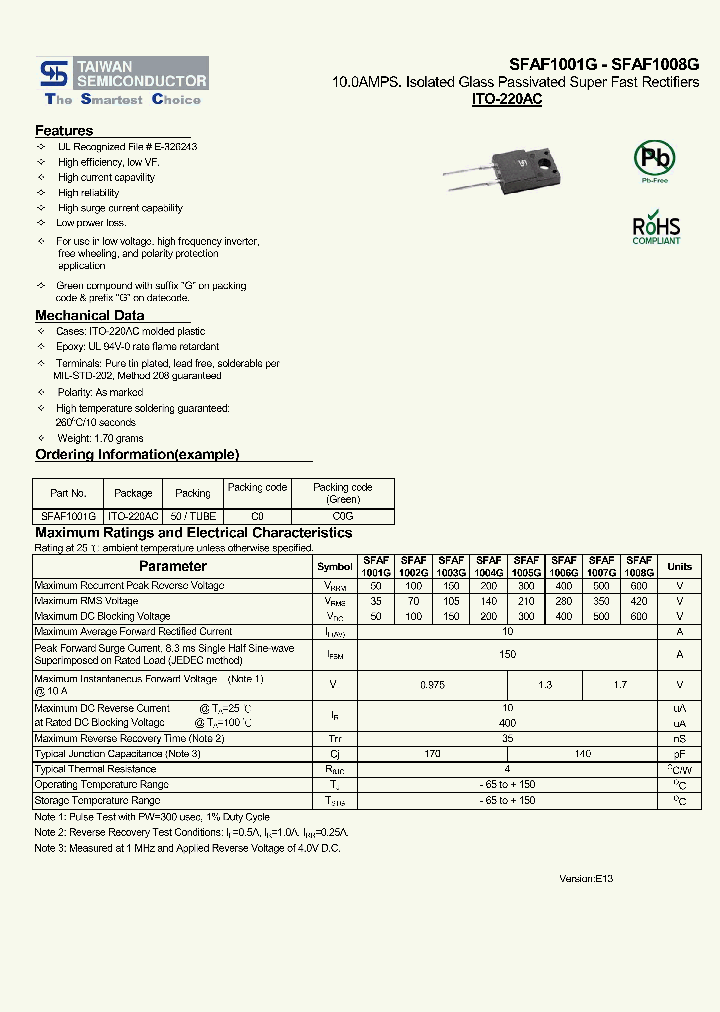 SFAF1001G_7321414.PDF Datasheet