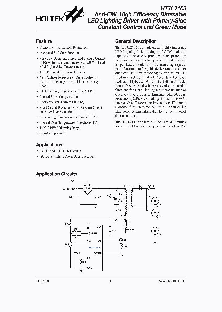 HT7L2103_7321658.PDF Datasheet