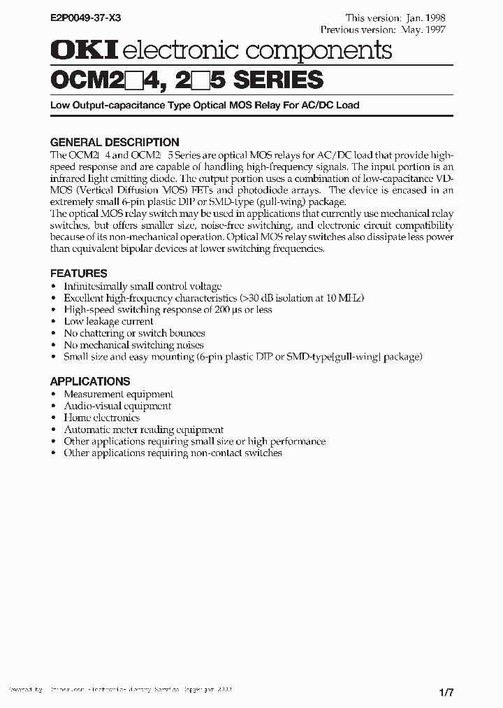 OCM225_7322279.PDF Datasheet