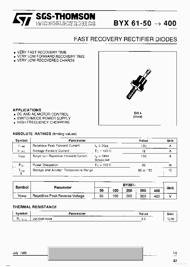 BYX61-100_7322718.PDF Datasheet