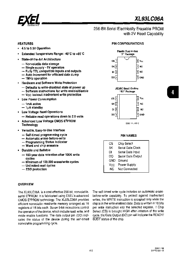 XL93LC06ARY_7322438.PDF Datasheet