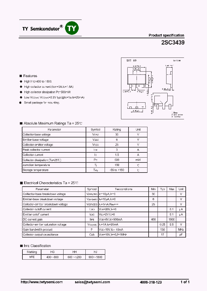 2SC3439_7323659.PDF Datasheet