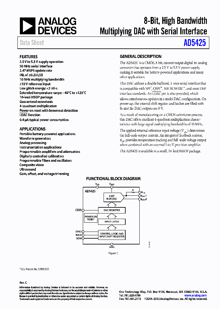 AD5425YRMZ_7325447.PDF Datasheet