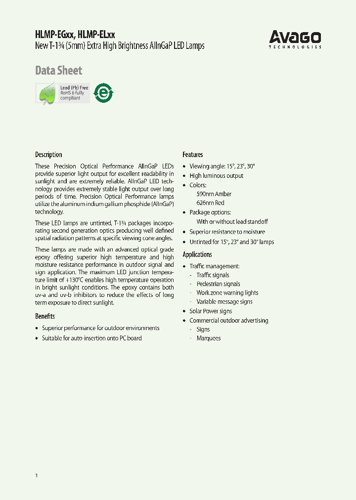 HLMP-EL1B-Z1KDD_7325543.PDF Datasheet