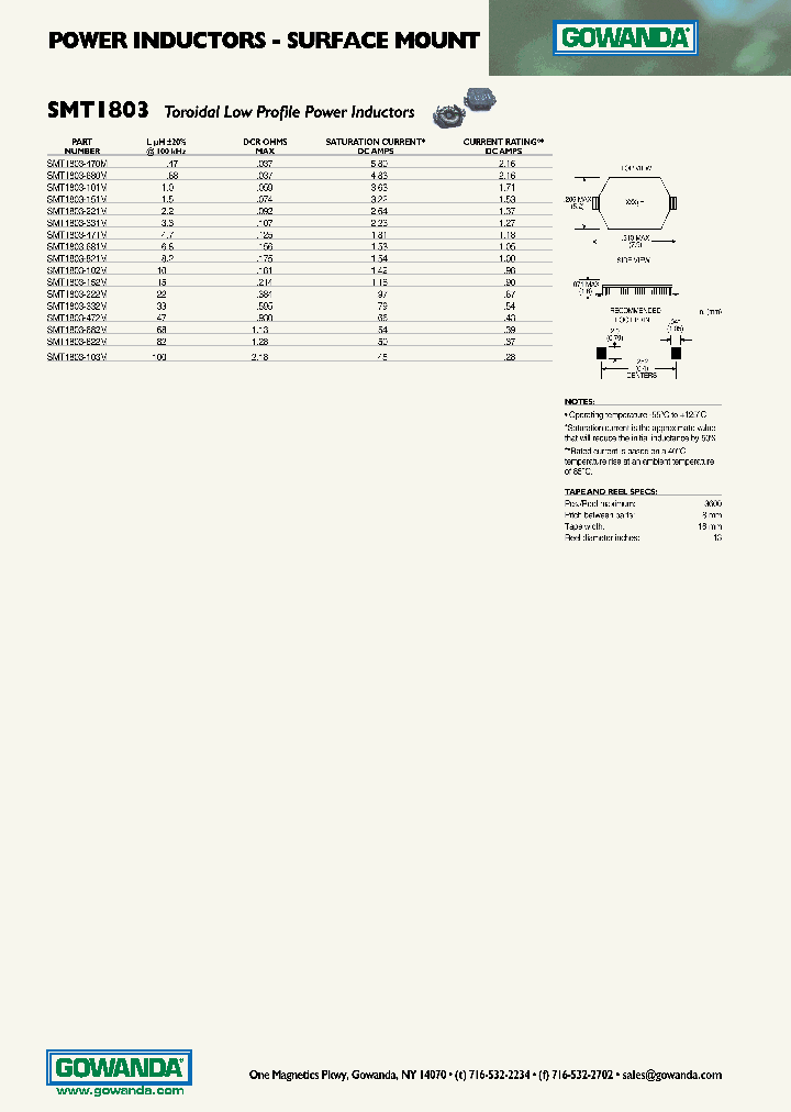 SMT1803-152M_7325849.PDF Datasheet