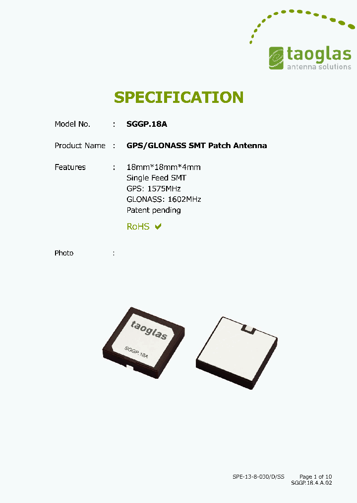 SGGP18A_7326544.PDF Datasheet