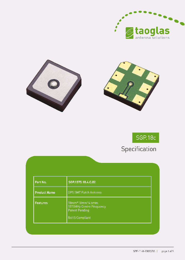 SGP18C_7326545.PDF Datasheet
