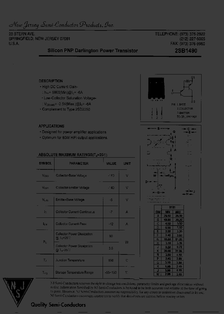2SB1490_7327762.PDF Datasheet