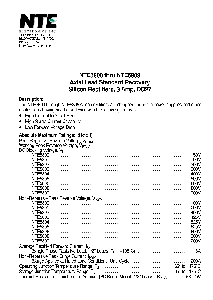 NTE5806_7327821.PDF Datasheet