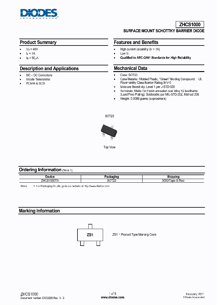 ZHCS1000TA_7328014.PDF Datasheet
