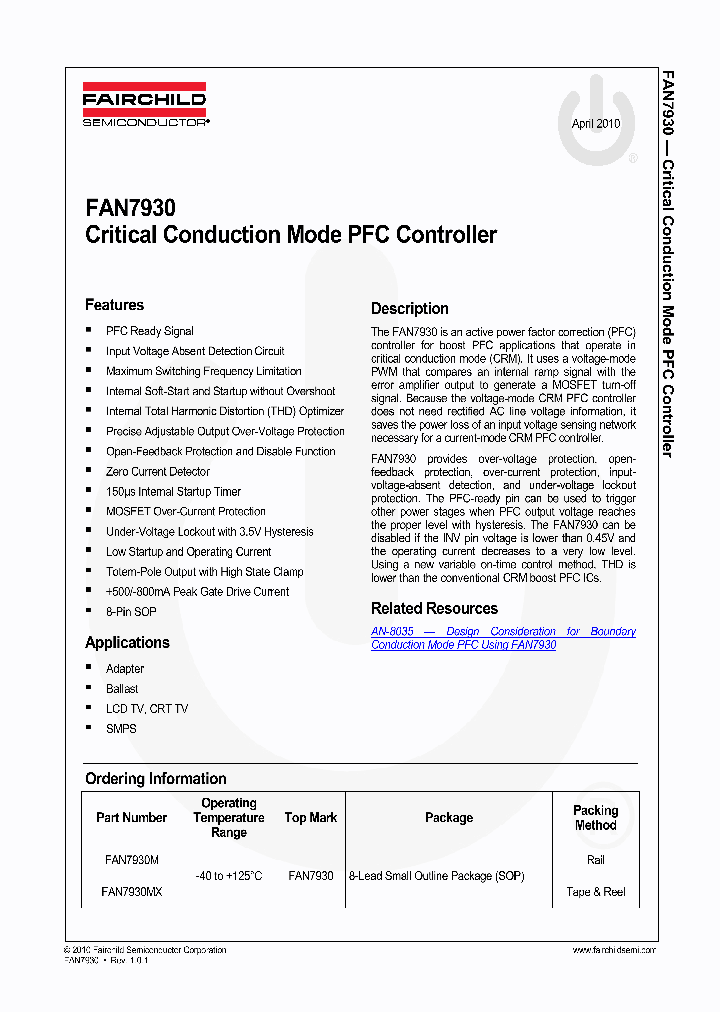 FAN7930MX_7330461.PDF Datasheet