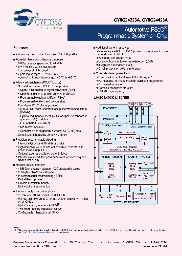 CY8C24223A-24PVXA_7331406.PDF Datasheet