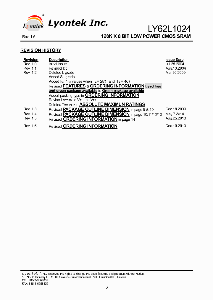 LY62L1024RL-35LL_7333329.PDF Datasheet