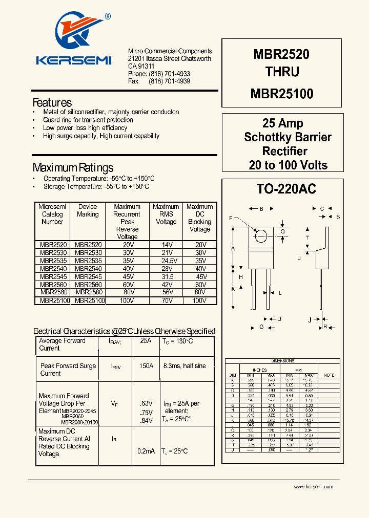 MBR2560_7333968.PDF Datasheet