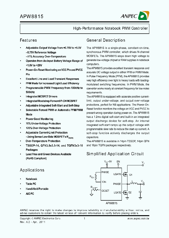 APW8815_7334864.PDF Datasheet