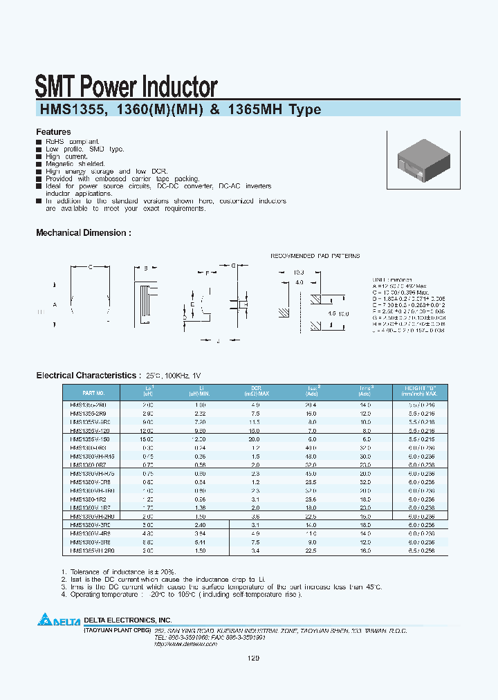 HMS1360M-0R8_7335588.PDF Datasheet