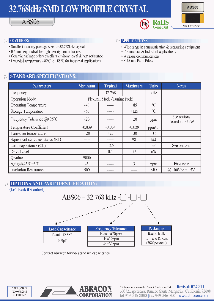 ABS06-32768KHZ-T_7336639.PDF Datasheet