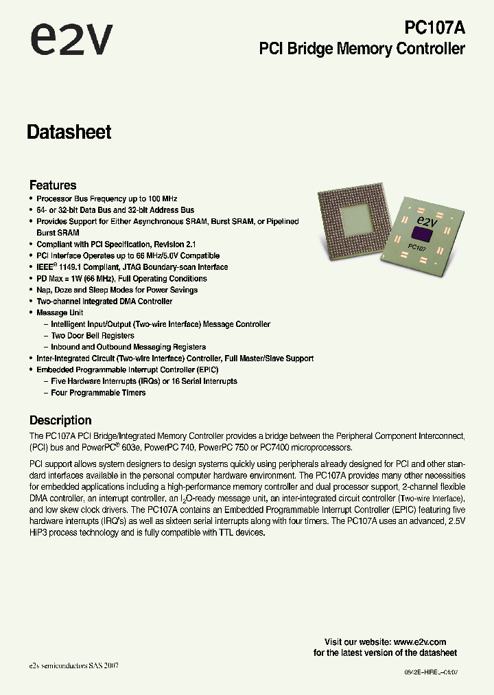 PCX107AMZFU100LC_7339331.PDF Datasheet