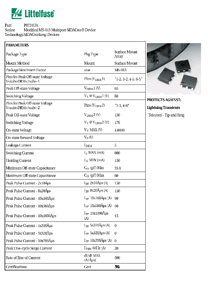P0724UAL_7339609.PDF Datasheet