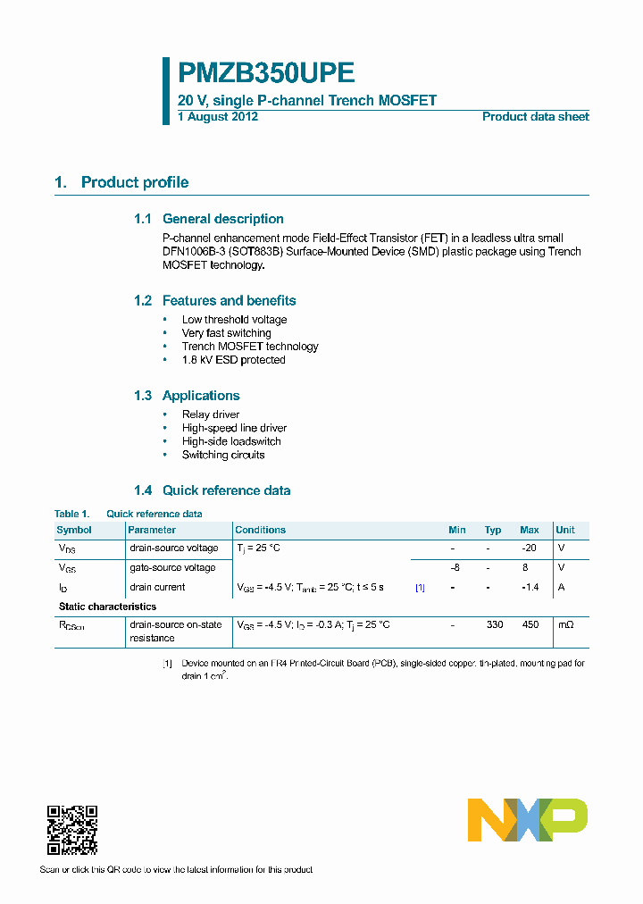 PMZB350UPE_7339606.PDF Datasheet