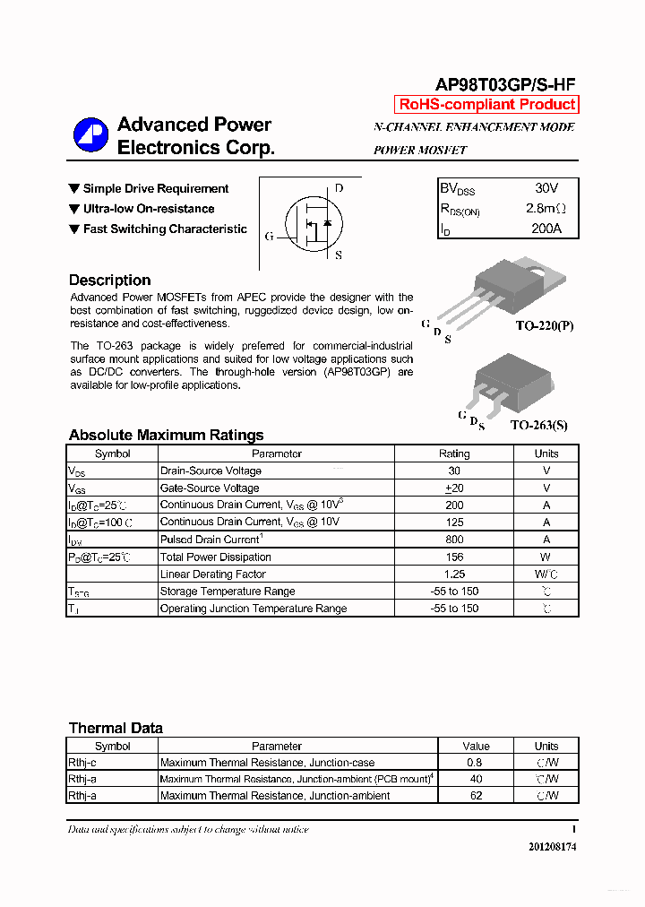 AP98T03GP-HF_7339916.PDF Datasheet