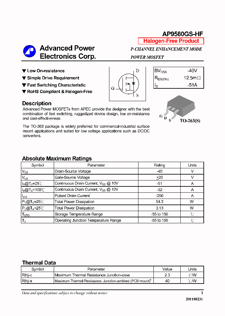 AP9560GS-HF_7339927.PDF Datasheet