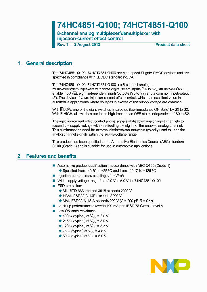 74HC4851D-Q100_7346929.PDF Datasheet