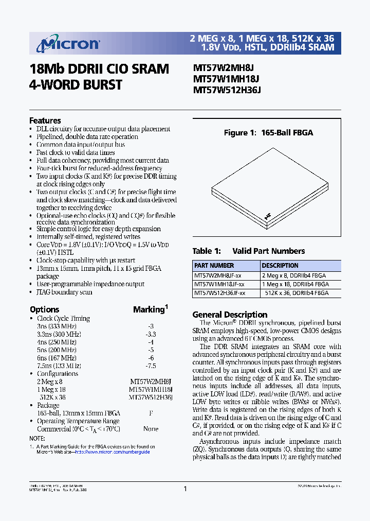 MT57W1MH18JF-33_7349273.PDF Datasheet