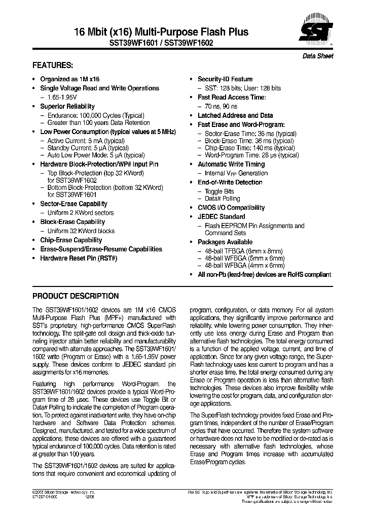 SST39WF1601-90-4I-Y1QE_7351082.PDF Datasheet