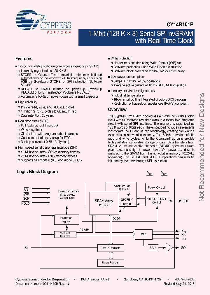 CY14B101P-SFXIT_7352450.PDF Datasheet