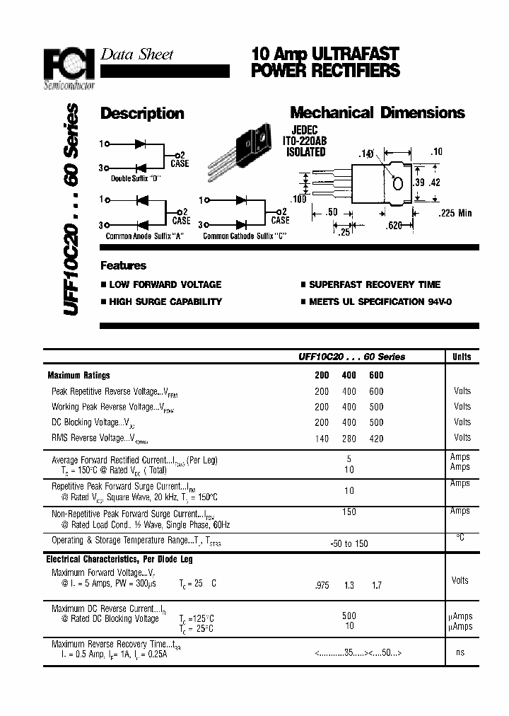 UFF10C20_7352175.PDF Datasheet