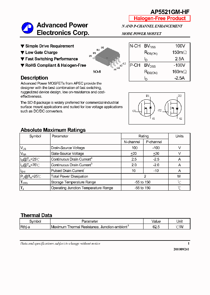 AP5521GM-HF_7354003.PDF Datasheet