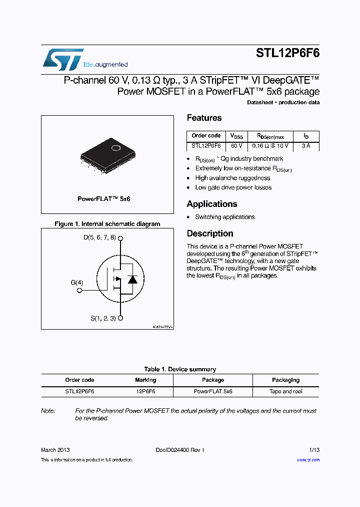 STL12P6F6_7357275.PDF Datasheet