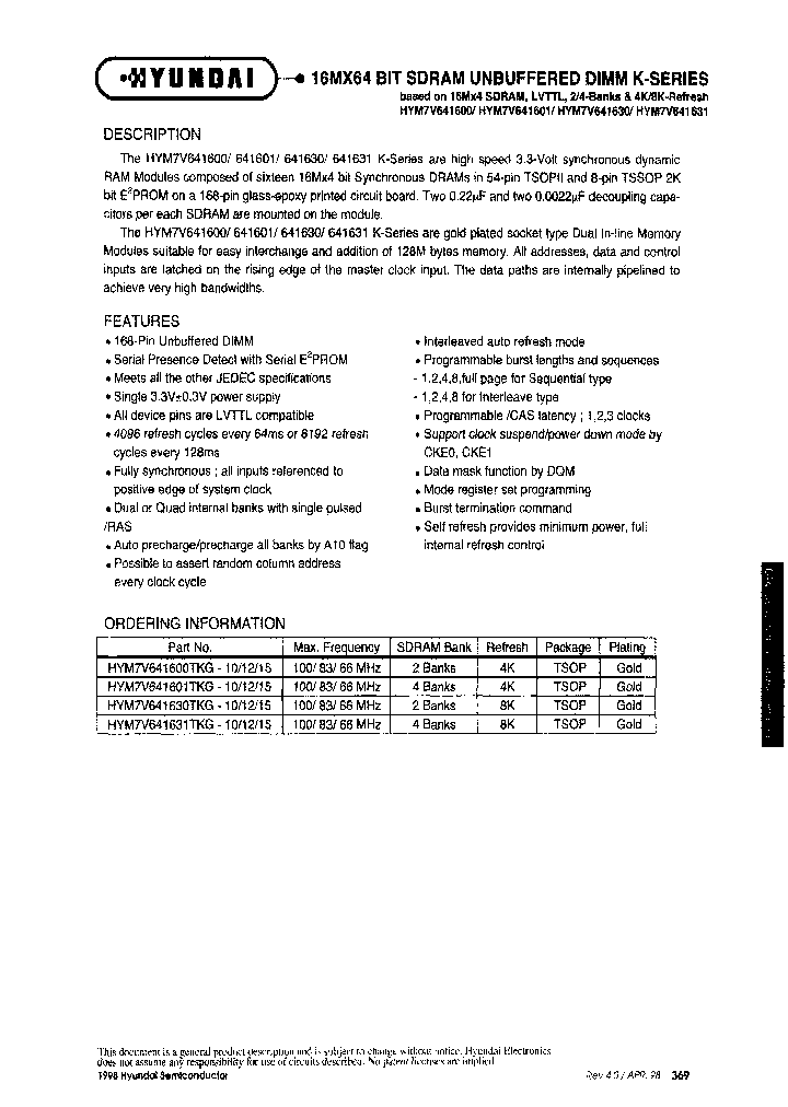 HYM7V641630TKG-12_7358416.PDF Datasheet