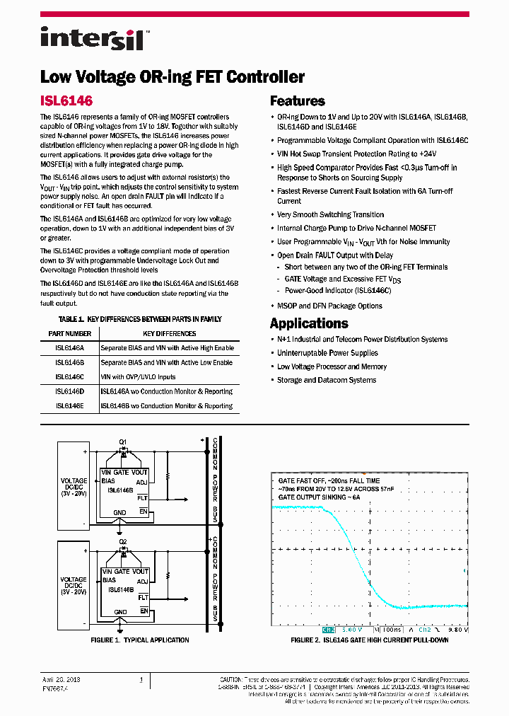 ISL6146AFRZ-T7A_7360513.PDF Datasheet