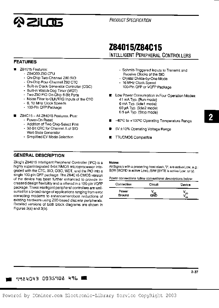 Z84C15-16AEC_7360248.PDF Datasheet