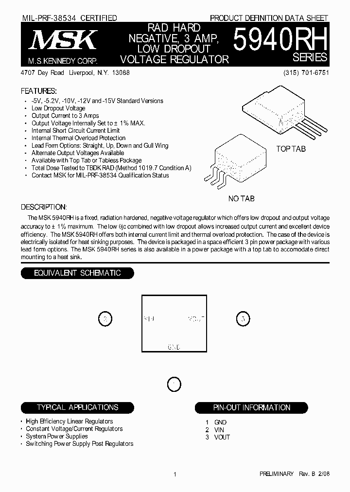 MSKENNEDYCORP-MSK5940-15RHG_7362228.PDF Datasheet