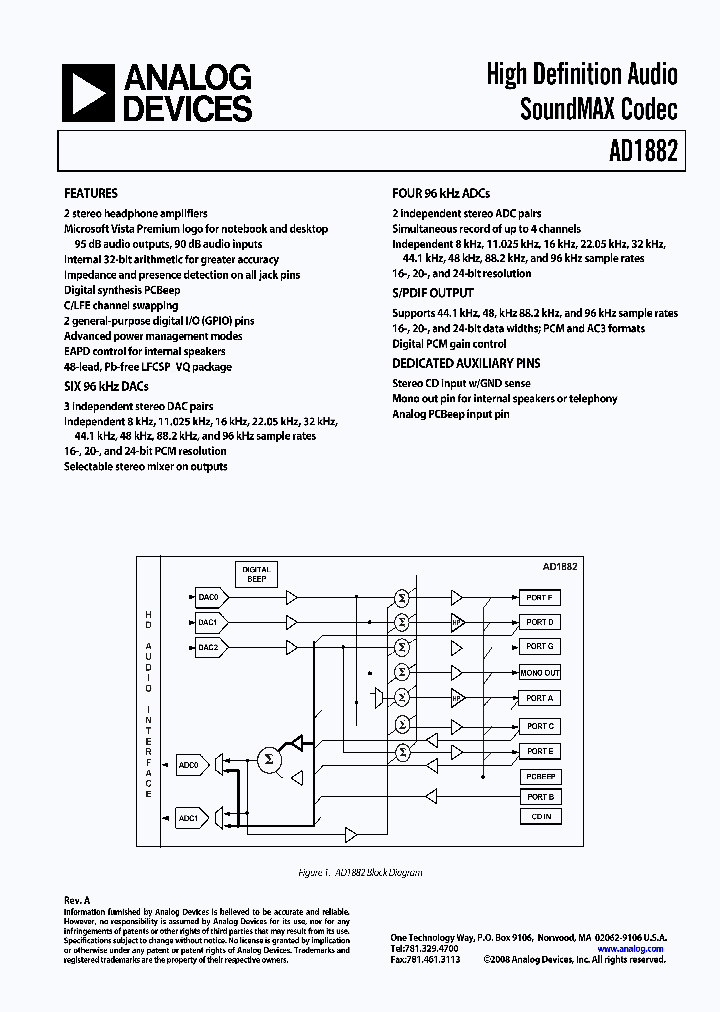ANALOGDEVICESINC-AD1882JCPZ_7364071.PDF Datasheet