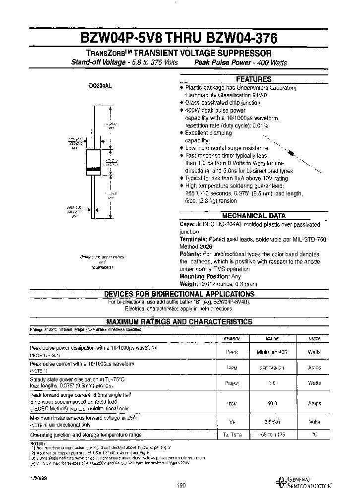 BZW04256B_7365937.PDF Datasheet