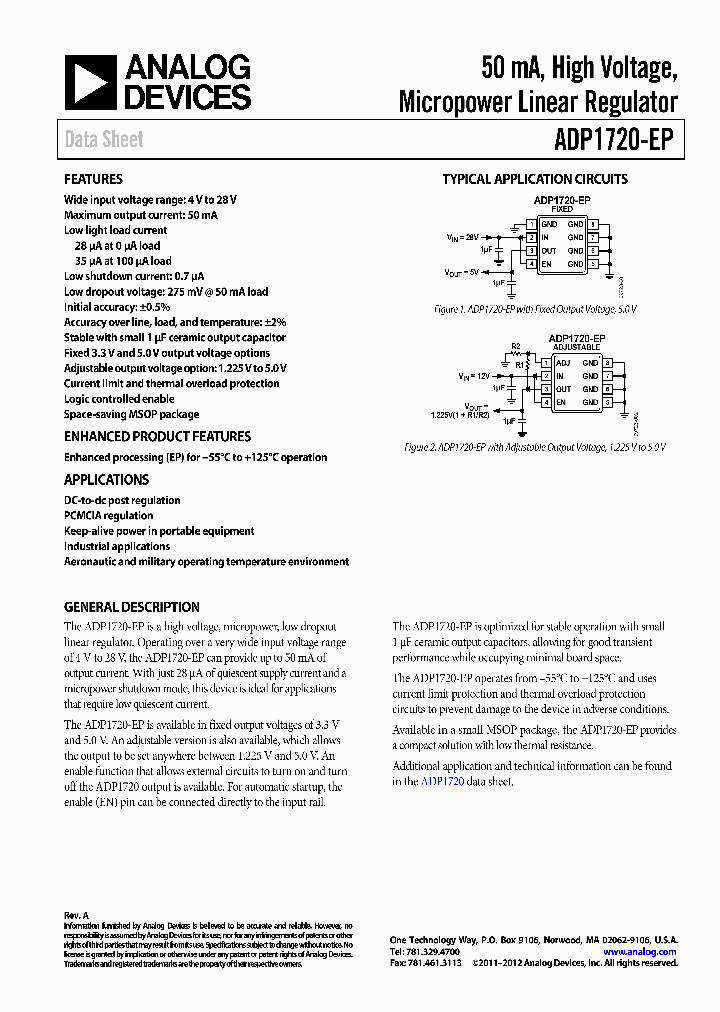 ADP1720TRMZ33-EPR7_7368039.PDF Datasheet