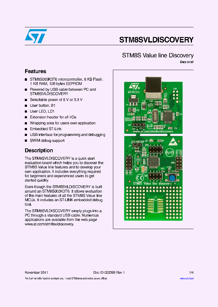 STM8SVLDISCOVERY_7369153.PDF Datasheet
