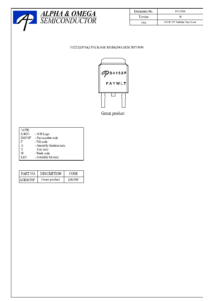 AOD4158P_7371967.PDF Datasheet