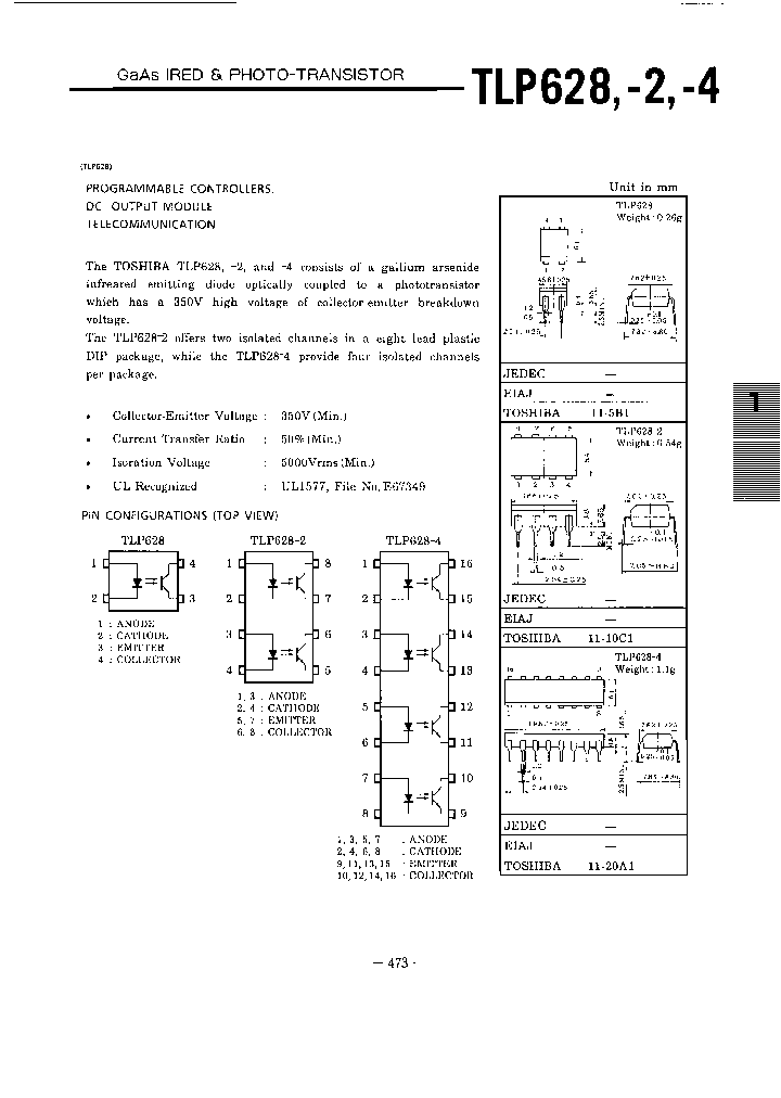 TLP628-2TP1_7372947.PDF Datasheet