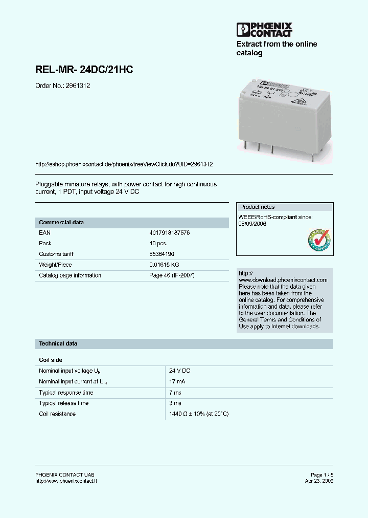 2961312_7377069.PDF Datasheet